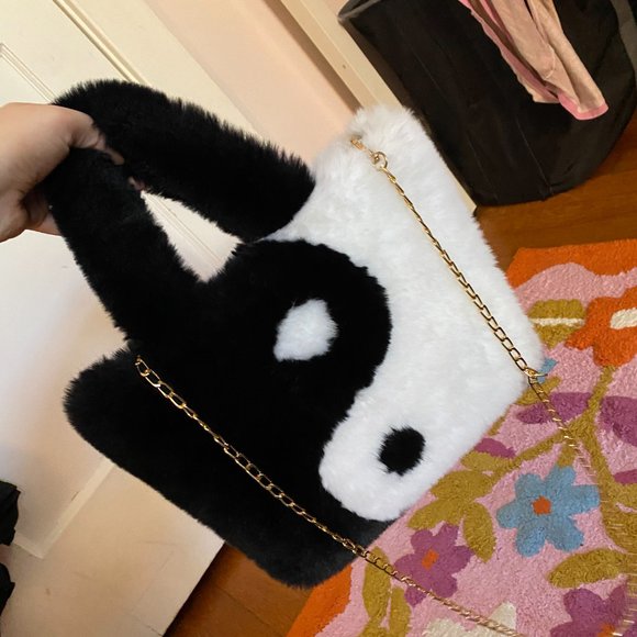 Fuzzy Yin Yang Bag from Dolls Kill - Picture 5 of 6